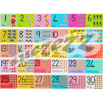 NUMBERS 1-30 FRIEZE    NUMBERS 1-30 FRIEZE